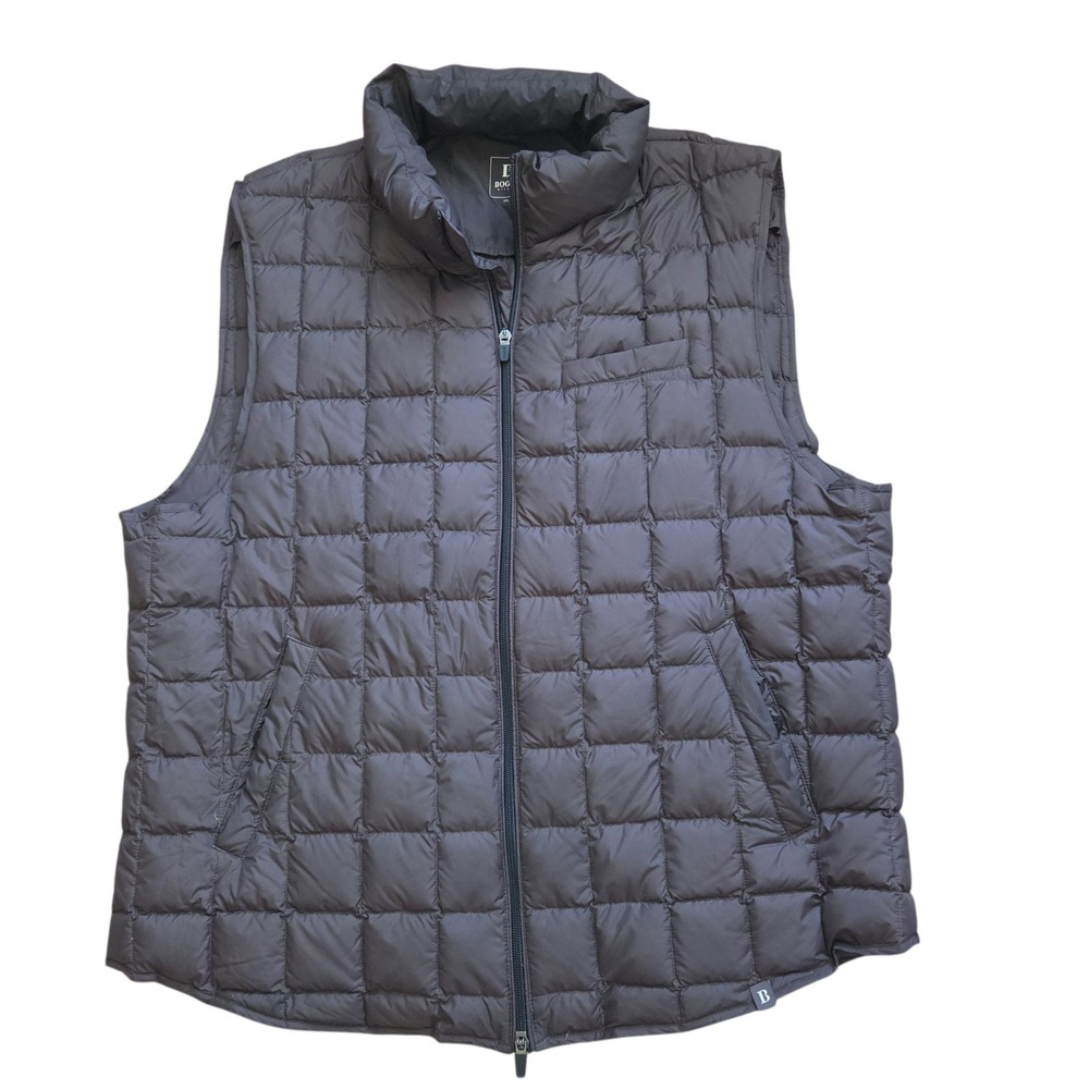 Boggi Milano Puffer Vest XXL Mens Goose Down Quilted Water Repellent